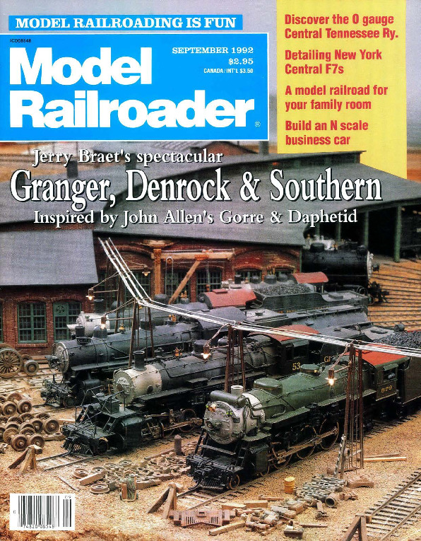 Model Railroader, September 1992