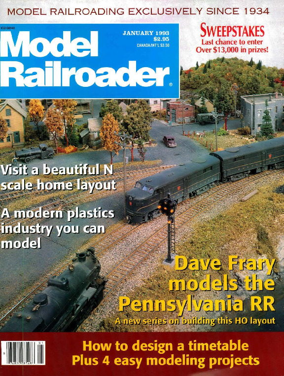 Model Railroader, January 1993