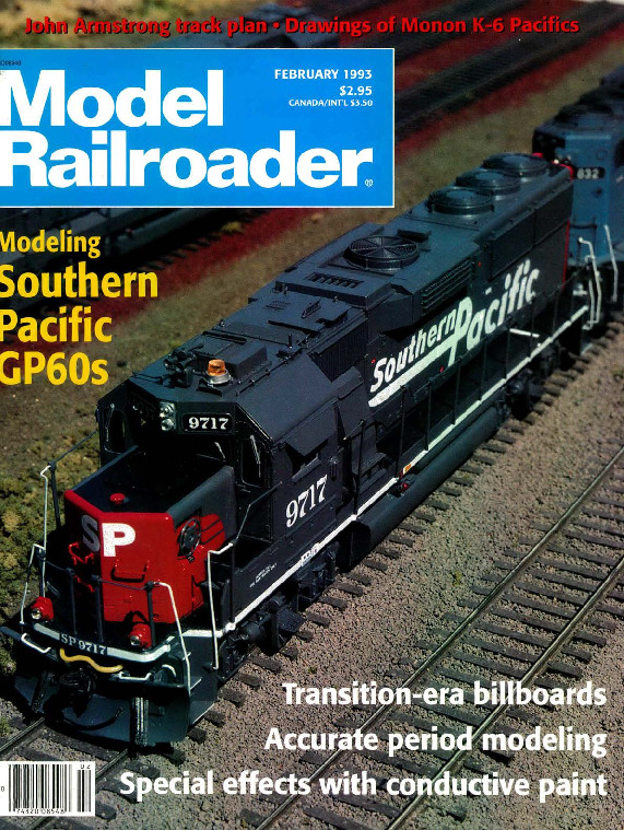 Model Railroader, February 1993