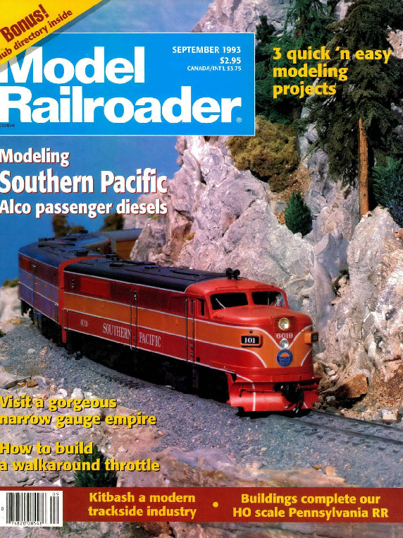 Model Railroader, September 1993