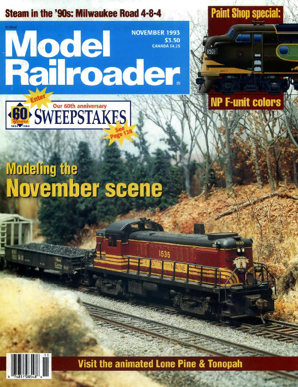Model Railroader, November 1993