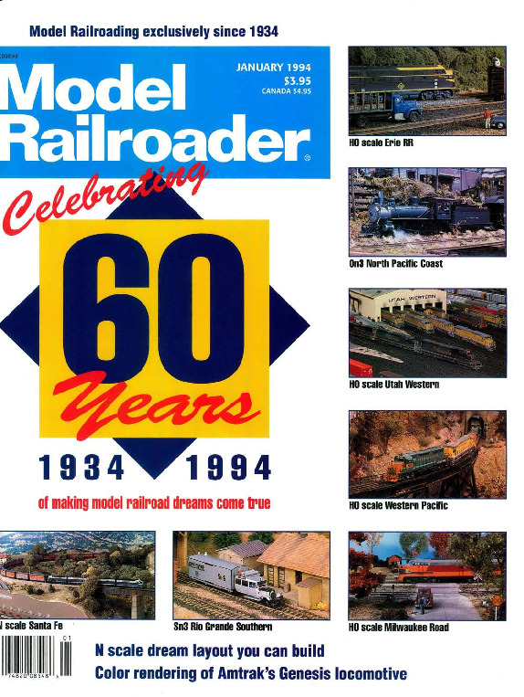 Model Railroader, January 1994