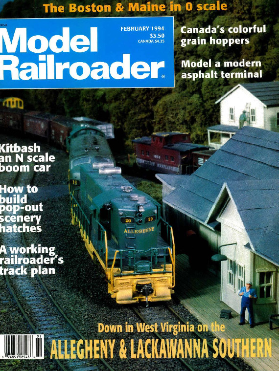 Model Railroader, February 1994