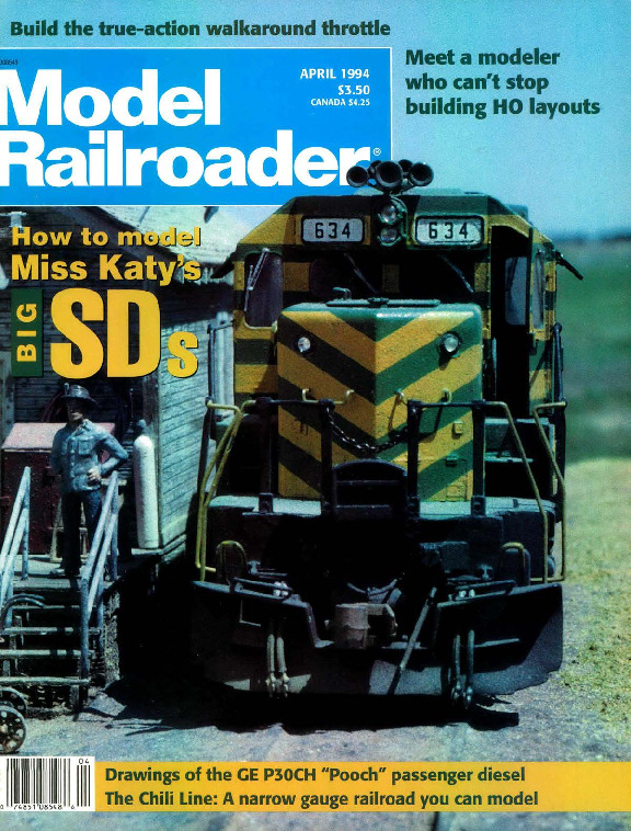 Model Railroader, April 1994