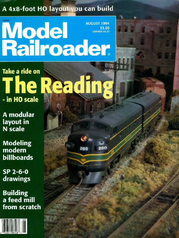 Model Railroader, August 1994