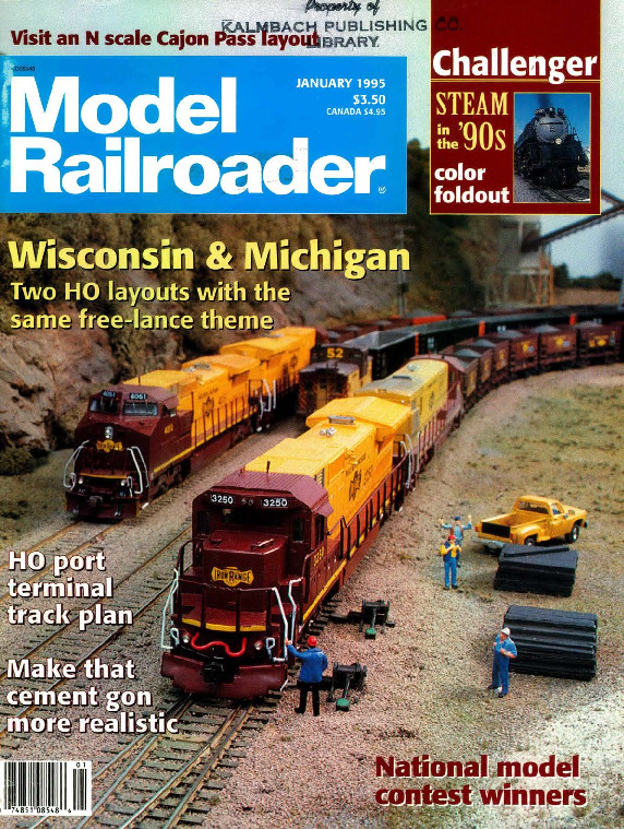 Model Railroader, January 1995