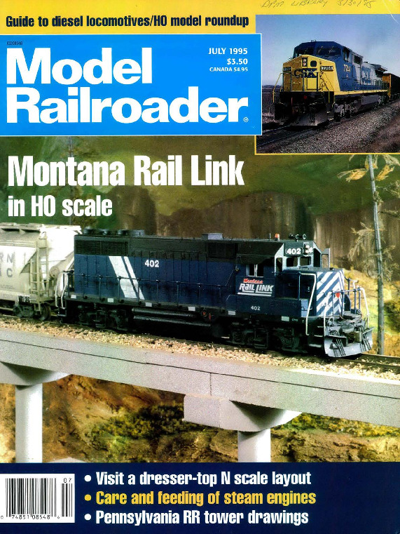 Model Railroader, July 1995