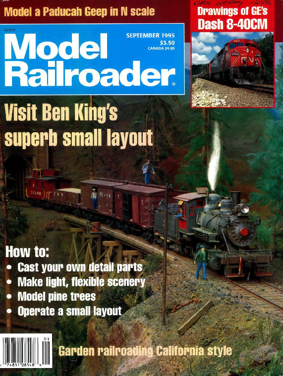 Model Railroader, September 1995