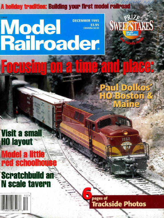 Model Railroader, December 1995