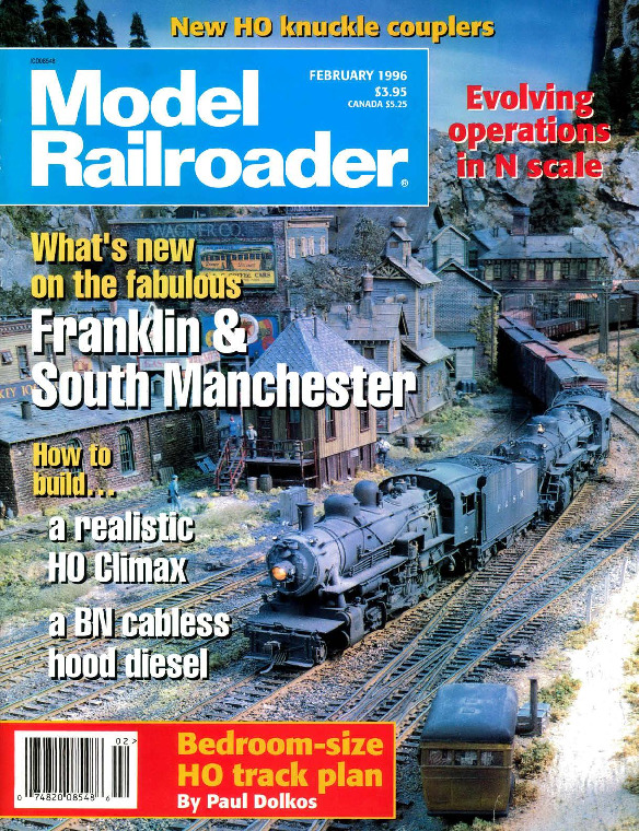 Model Railroader, February 1996