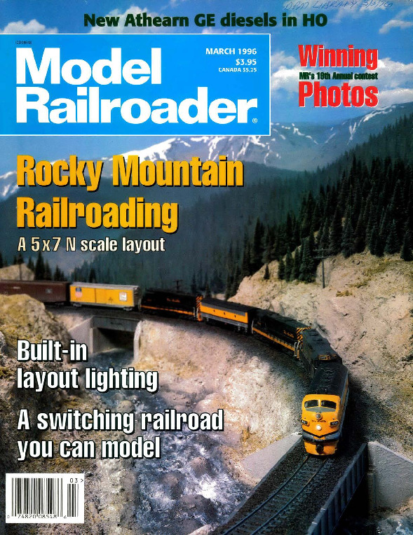 Model Railroader, March 1996