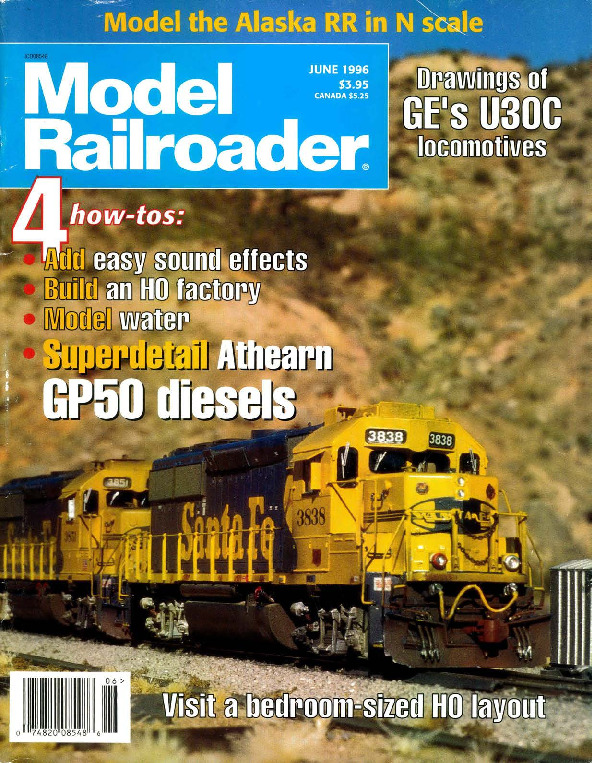 Model Railroader, June 1996