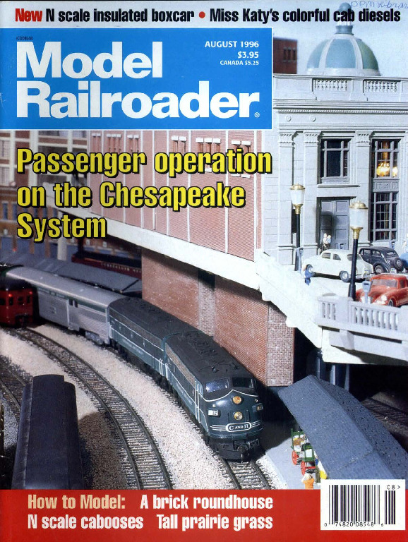 Model Railroader, August 1996