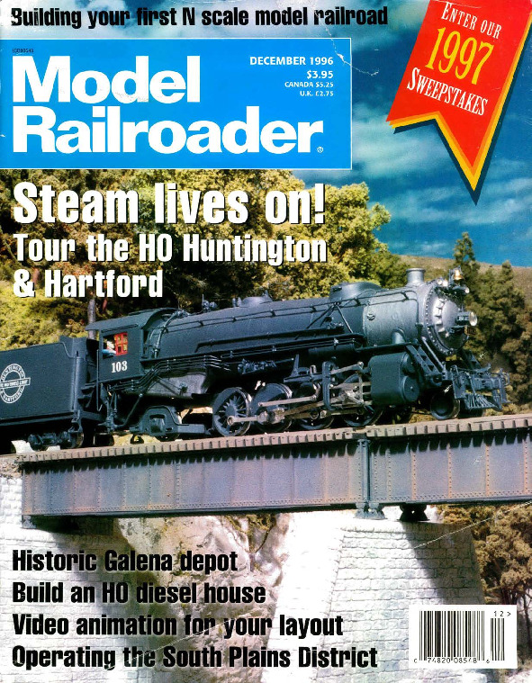 Model Railroader, December 1996