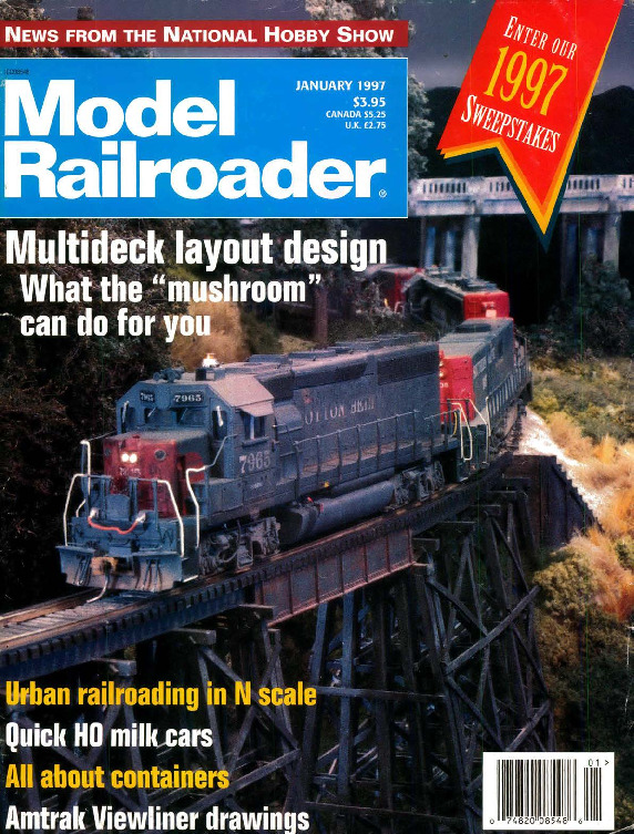 Model Railroader, January 1997