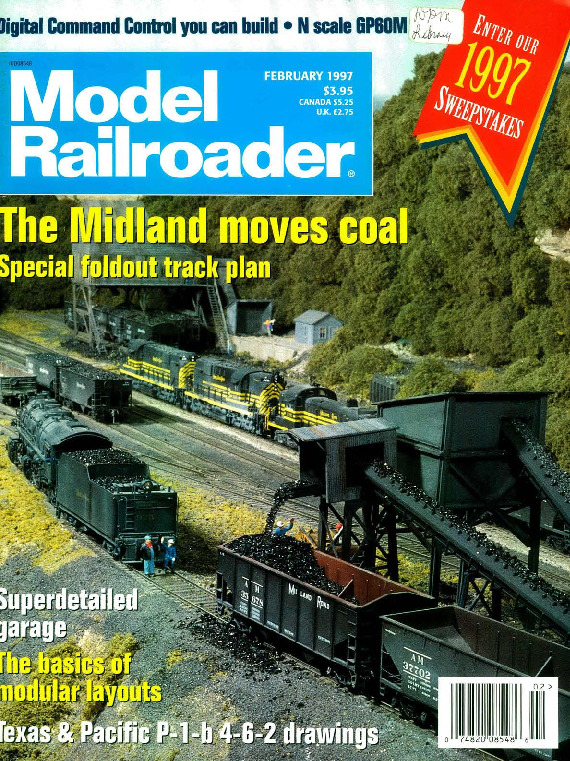 Model Railroader, February 1997