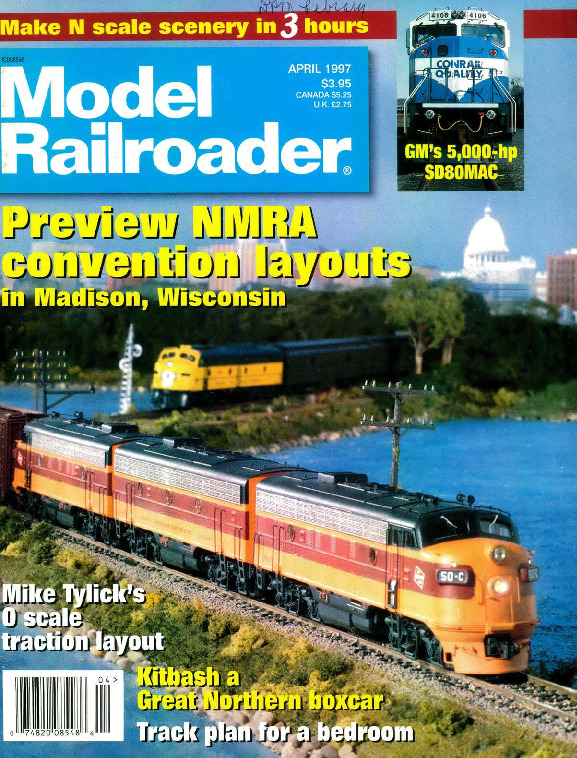 Model Railroader, April 1997