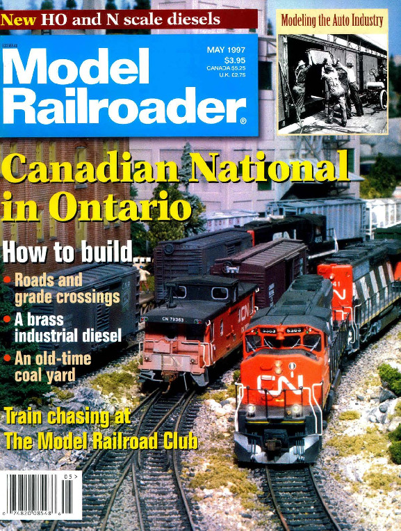 Model Railroader, May 1997