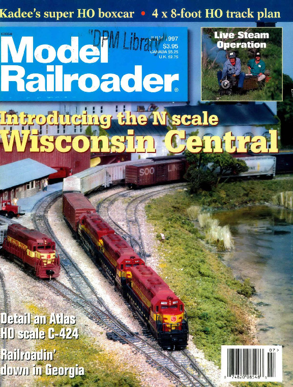 Model Railroader, July 1997