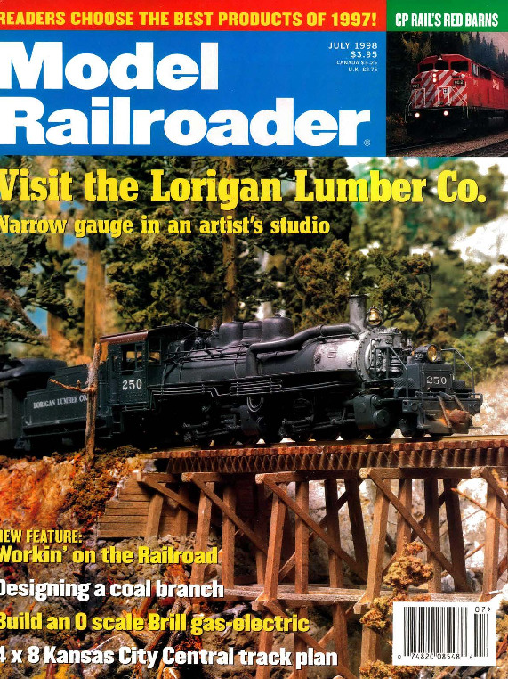 Model Railroader, July 1998