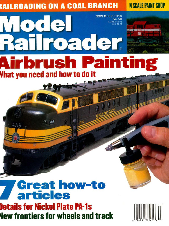 Model Railroader, November 1998