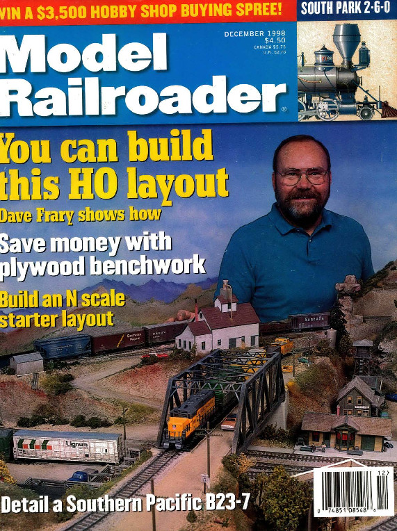 Model Railroader, December 1998