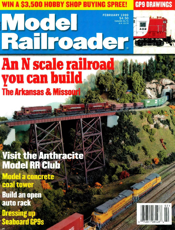 Model Railroader, February 1999