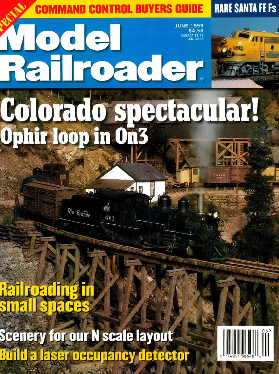 Model Railroader, June 1999
