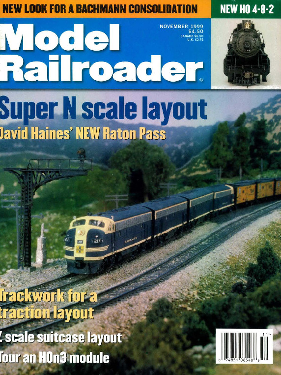 Model Railroader, November 1999
