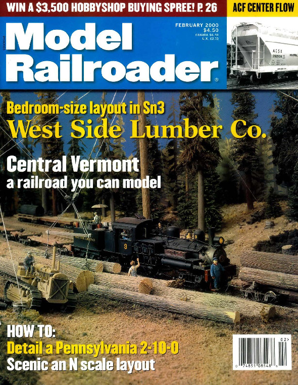 Model Railroader, February 2000