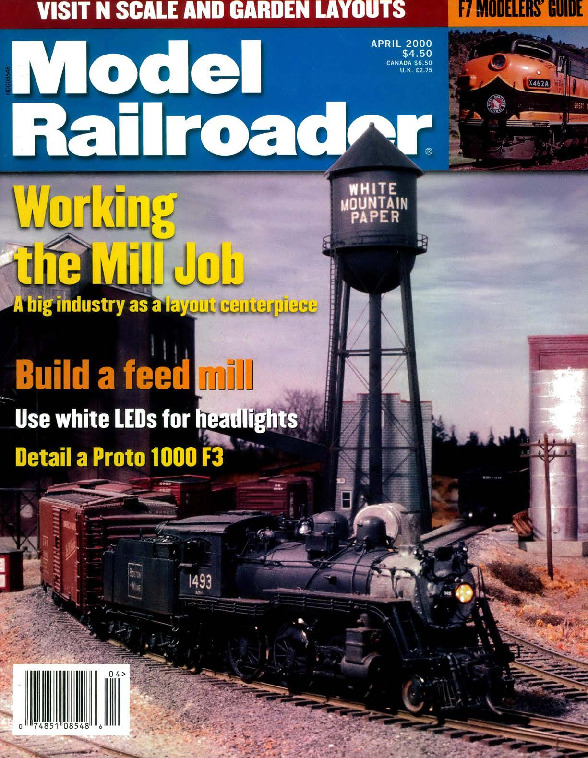 Model Railroader, April 2000