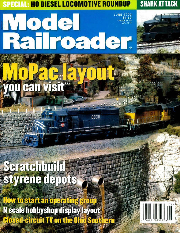 Model Railroader, June 2000