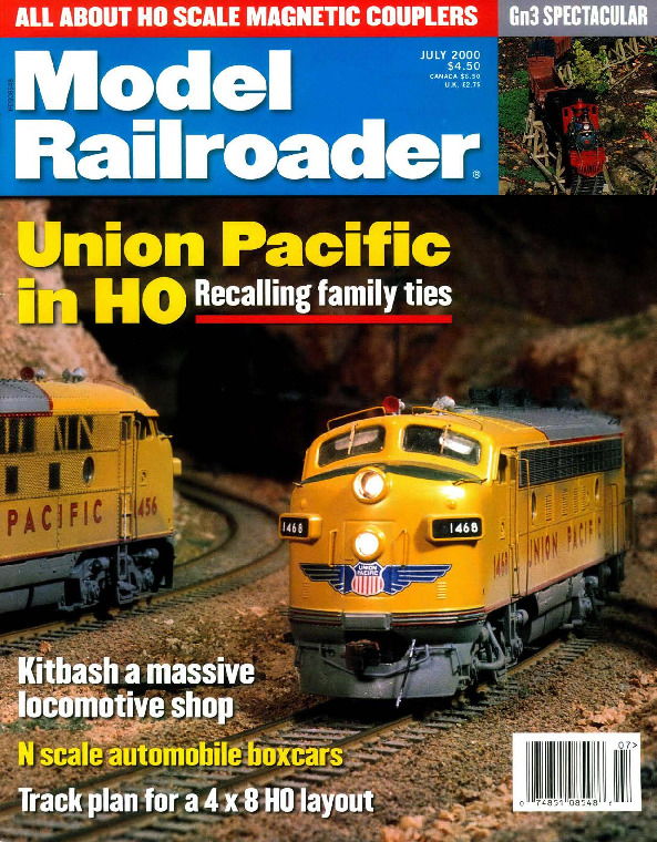 Model Railroader, July 2000