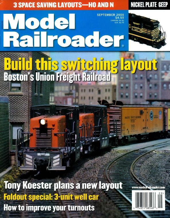 Model Railroader, September 2000