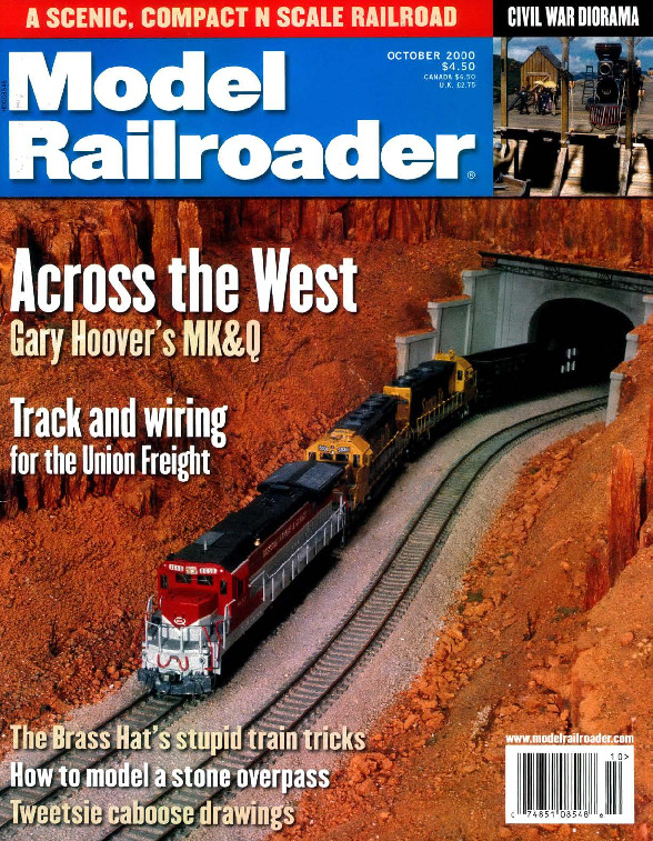 Model Railroader, October 2000