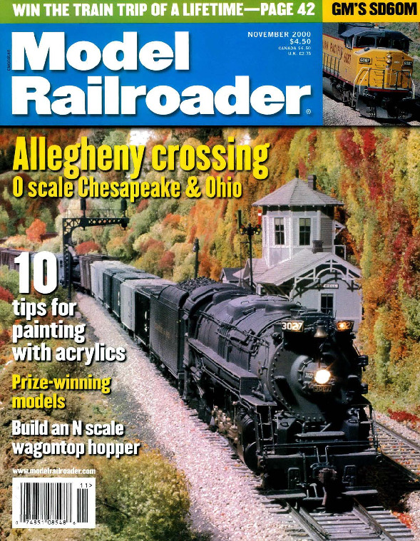 Model Railroader, November 2000