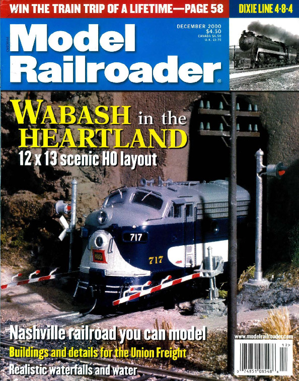 Model Railroader, December 2000