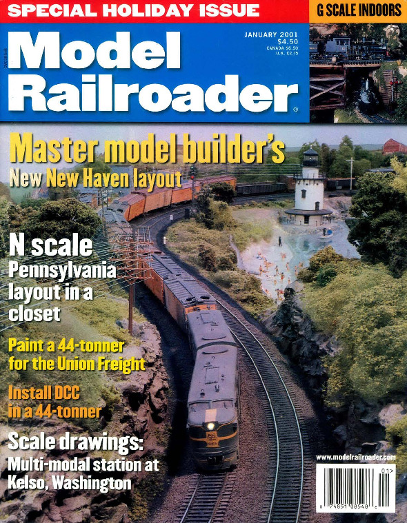 Model Railroader, January 2001