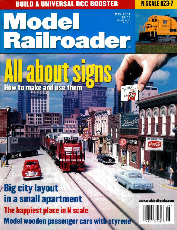 Model Railroader, May 2001