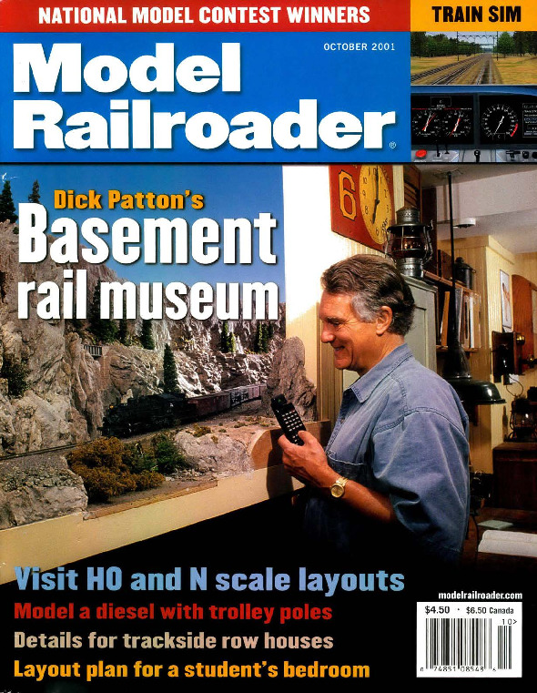 Model Railroader, October 2001