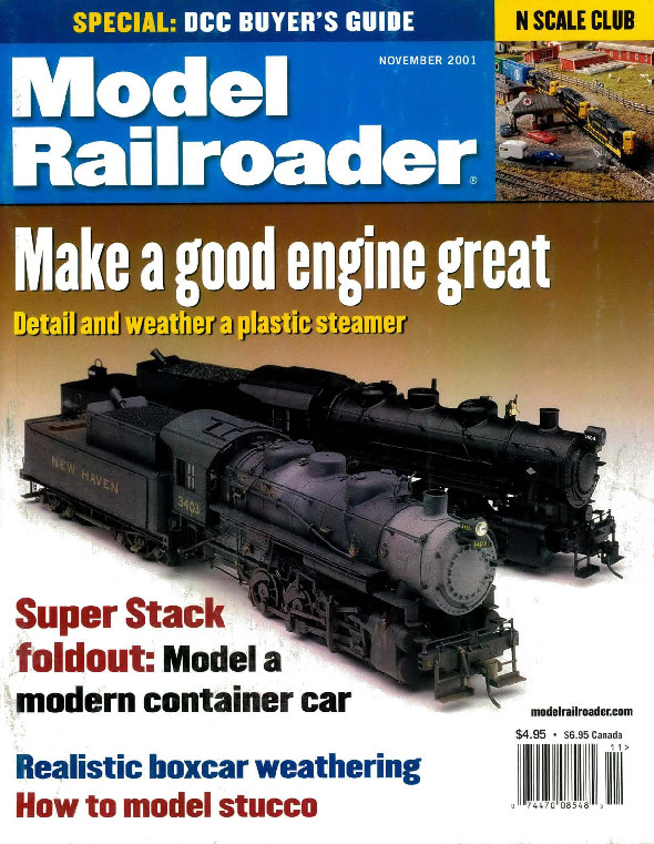 Model Railroader, November 2001