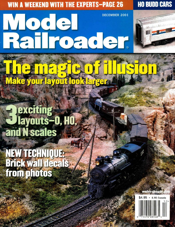 Model Railroader, December 2001