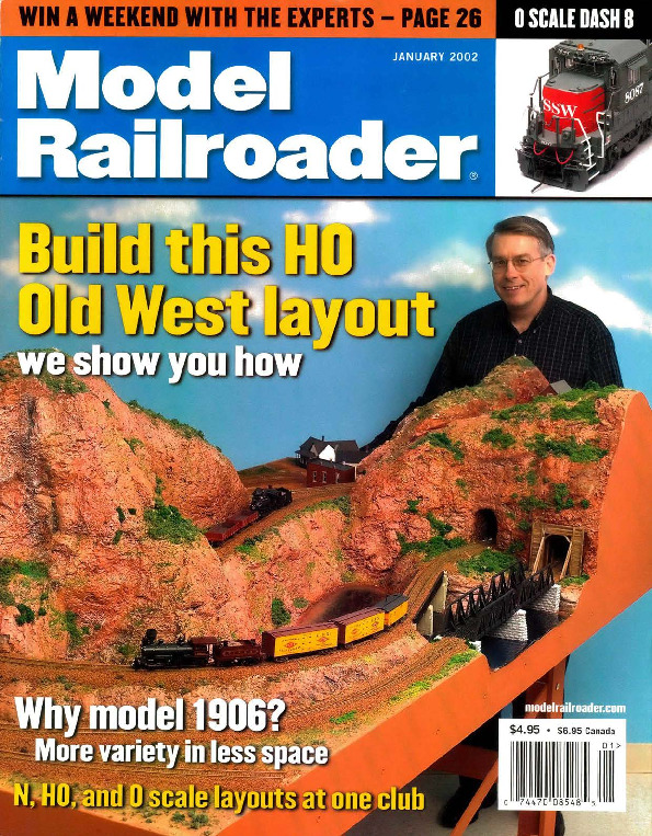 Model Railroader, January 2002