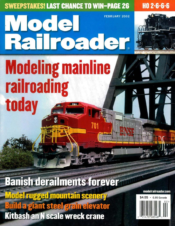 Model Railroader, February 2002