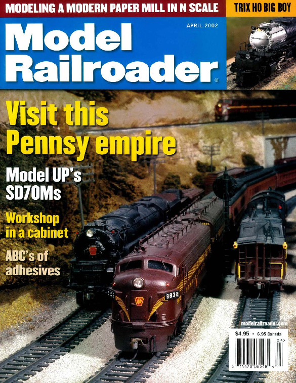 Model Railroader, April 2002