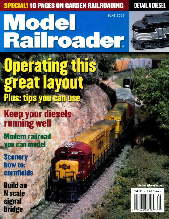 Model Railroader, June 2002