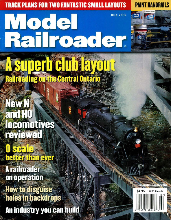 Model Railroader, July 2002