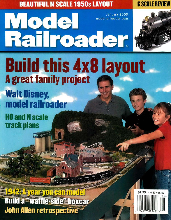 Model Railroader, January 2003