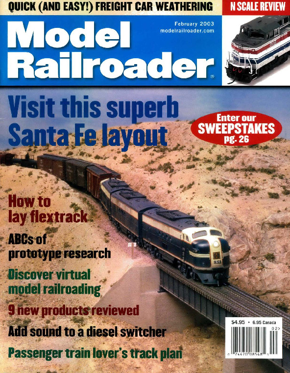 Model Railroader, February 2003
