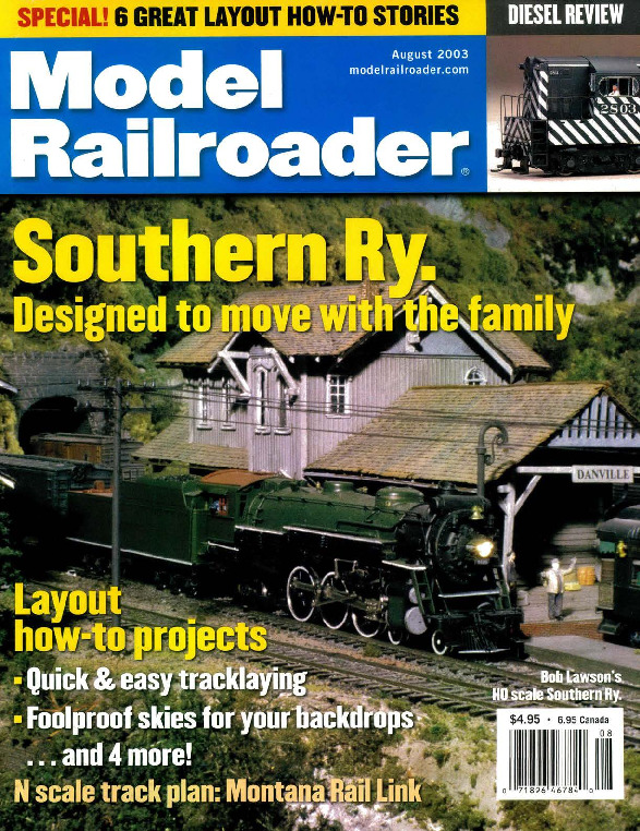 Model Railroader, August 2003